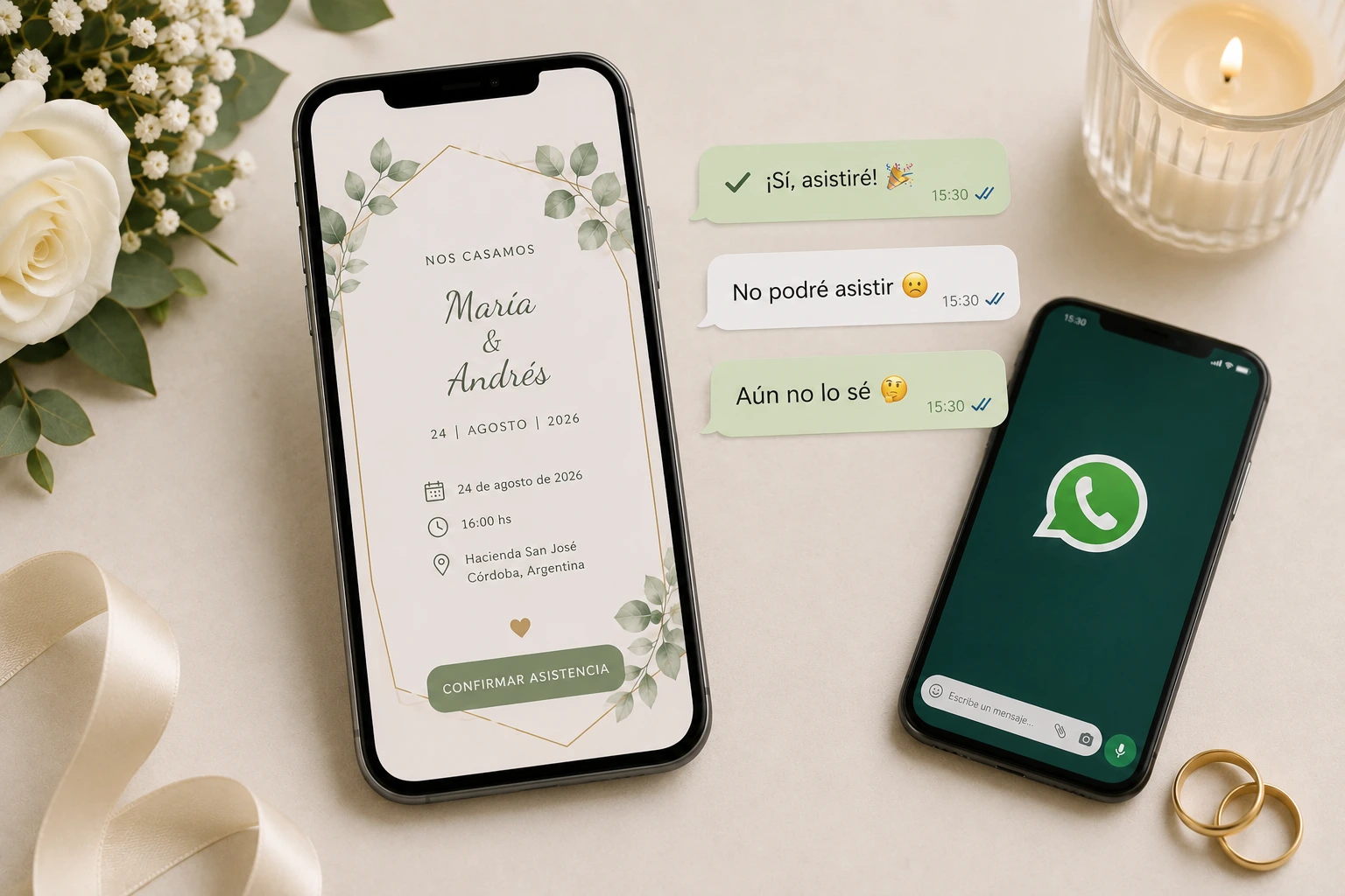 Cómo Confirmar Asistencia a una Boda por WhatsApp